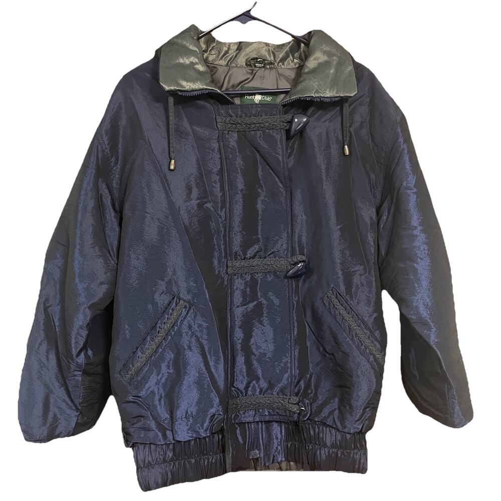 Vintage Hunt Club 90s Iridescent Blue Coat